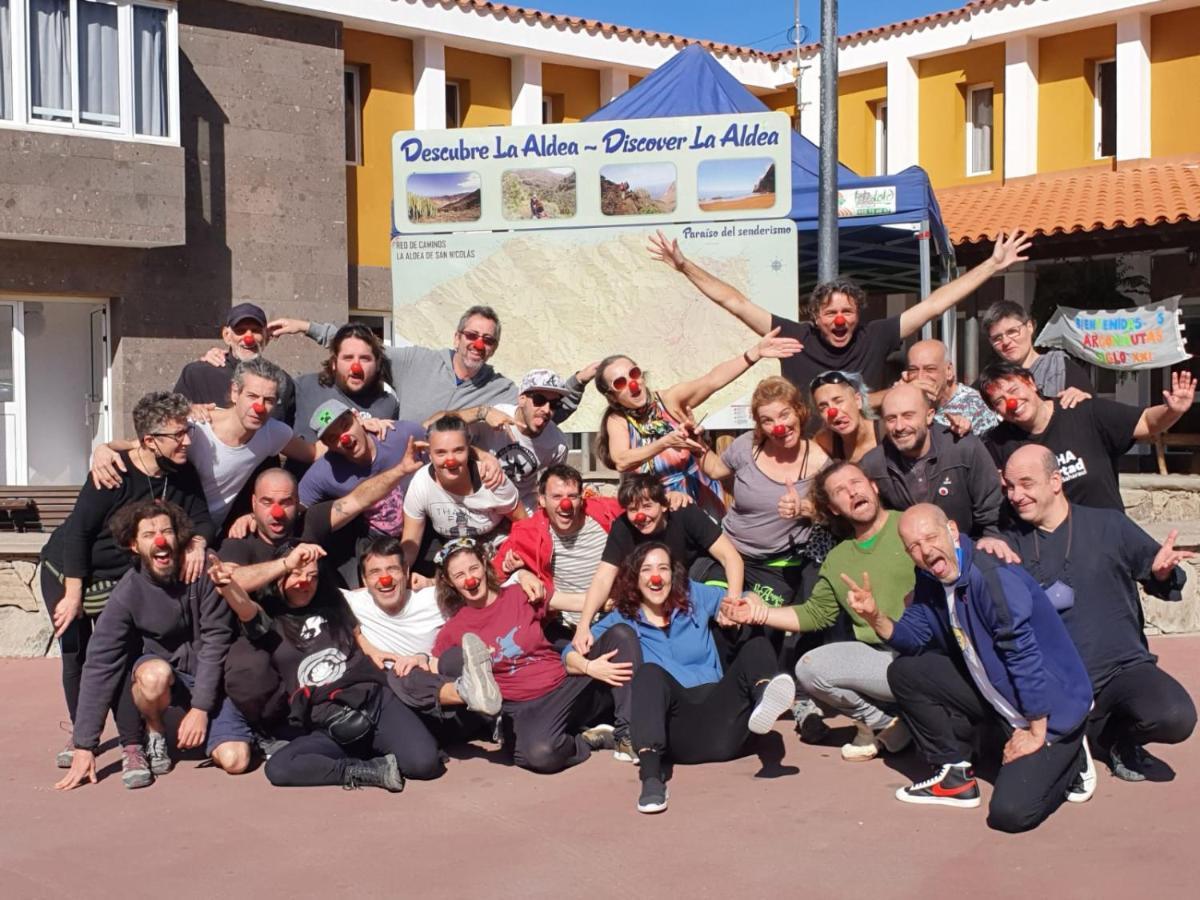 La Hoyilla Hostel - La Aldea San Nicolas Luaran gambar